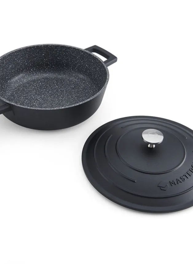 Gryta 2,5 L i Gjuten Aluminium Svart – Masterclass