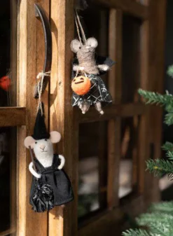 Halloween HäxMus med kvast – Wikholm