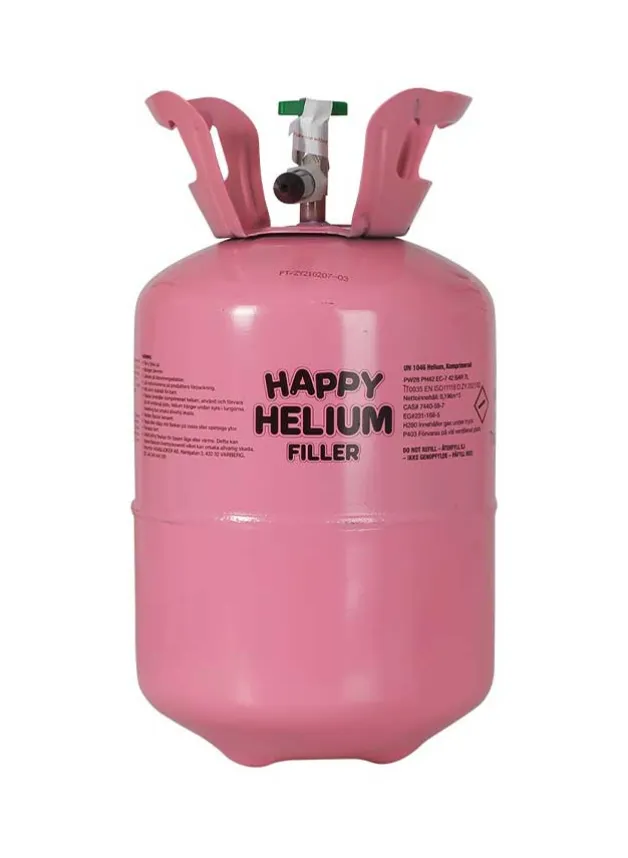 Helium – Heliumtank som rymmer 196 liter helium – fyller 30 ballonger