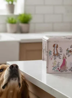 Högt Rektangulär plåtburk Dapper Dogs