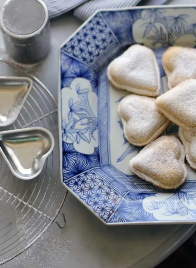 Hjärtform Vaniljhjärta aluminium – 1 st