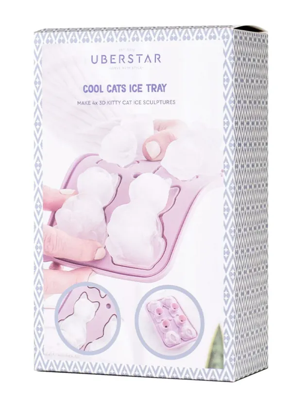Iskuber Cool Cat 3D i Silikonform – Uberstar