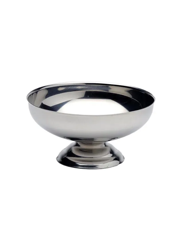 Italiensk glasskupa i rostfritt stål 10,4 x 5,2 cm
