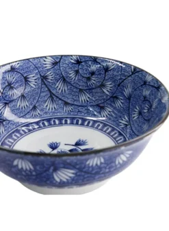 Japansk Ramenskål Hana Blue 20,5×8 cm 1200 ml – Tokyo Design