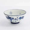 Japansk Risskål Blåsfisk 11,3×5,8 cm – Tokyo Design