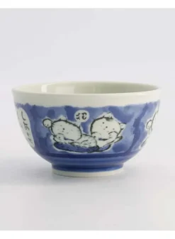 Japansk Risskål Kawaii Cat Neko 16×8,5cm – Tokyo Design