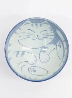 Japansk skål – Kawaii Rice Bowl Cat 11.5×6 cm 300ml – Tokyo Design
