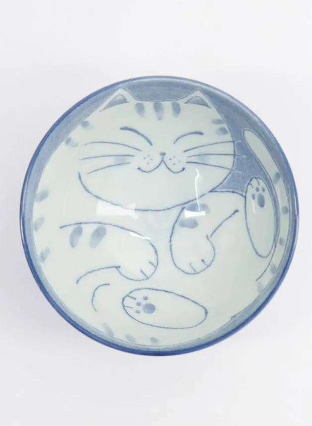 Japansk skål – Kawaii Rice Bowl Cat 11.5×6 cm 300ml – Tokyo Design