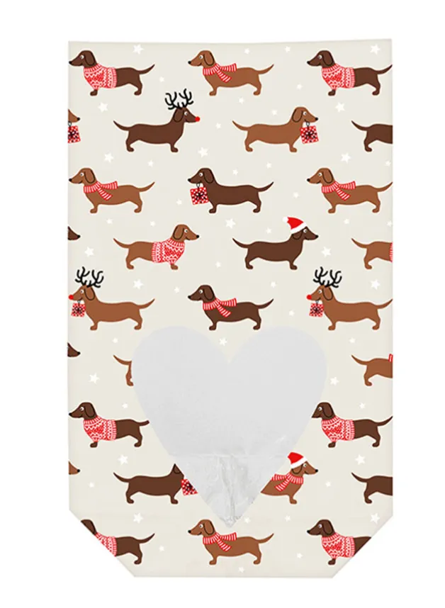 Julgodispåse med Taxar 11,5×19 cm – 10 st