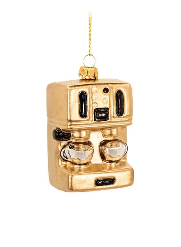 Julgransdekoration – Glaskula Espresso Machine – S&B
