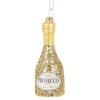 Julgransdekoration – Glaskula Prosecco Guldglitter – S&B