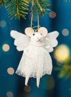 Julgransdekoration i ull – Mus som Ängel – S&B