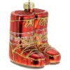 Julgransdekoration Röda Snow Boots 7 cm