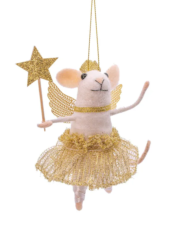 Julgransdekoration – Ulldjur Fairy Mouse – S&B