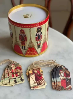 Julklappsetiketter ”Gammeldags jultomte” 15 st – S&B