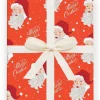 Julklappspapper – Rulle 3 ark Santa – Rifle Paper