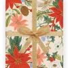 Julpapper – Julstjärna 3 ark Poinsettia – Rifle Paper