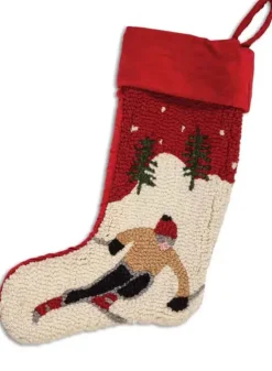 Julstrumpa i Ull ”Skier”