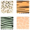 Kaffeservett Safari 12×12 cm – Meri Meri