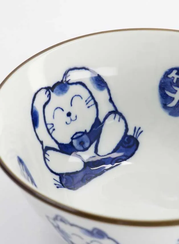 Kawaii Tayo Bowl Cat Neko 14.9×6.7cm – 500ml – Tokyo Design