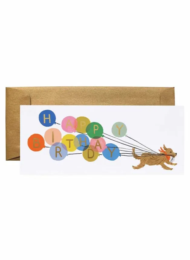 Kort – Birthday balloon card – Rifle Paper Co