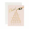 Kort – Champagne tower cheers card – Rifle Paper Co