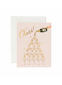 Kort – Champagne tower cheers card – Rifle Paper Co
