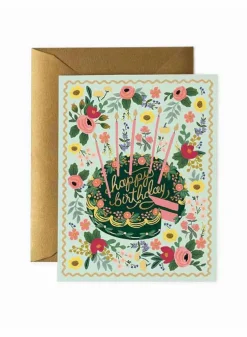 Kort – Floral Cake Birthday card – Rifle Paper Co