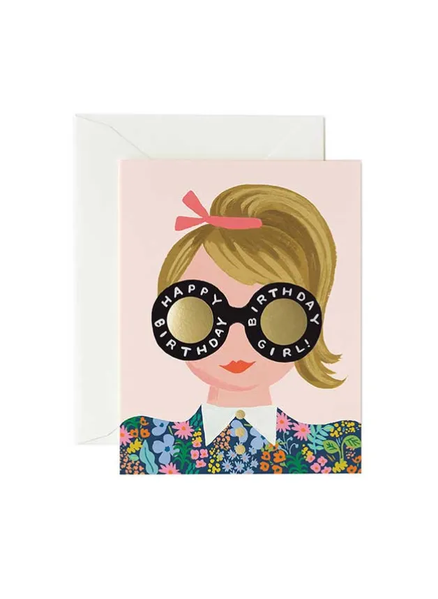 Kort – Meadow Birthday Girl Card – Rifle Paper Co