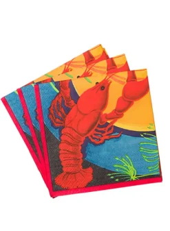 Kräftservetter – 20 stycken – 33x33cm, kräftdesign