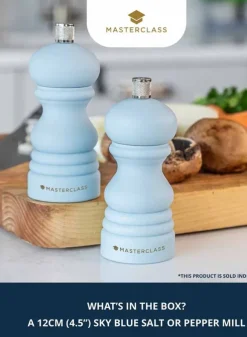 Kryddkvarn Salt och Peppar 12 cm Sky Blue – MasterClass