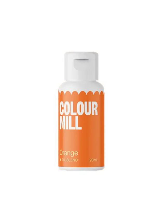 Livsmedelsfärg Oljeblandning Orange 20 ml – Colour Mill