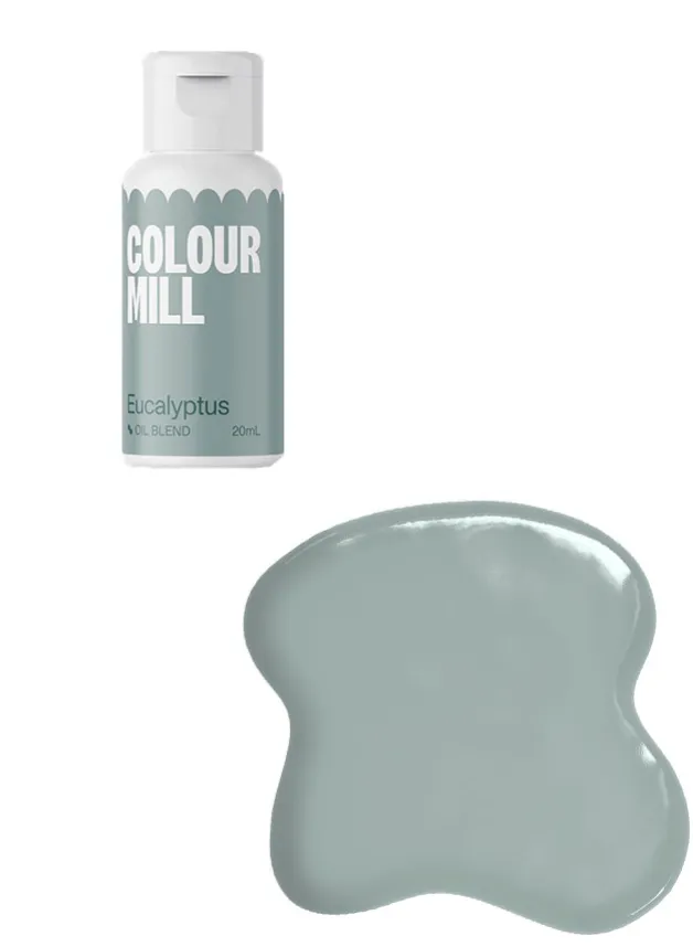 Livsmedelsfärg – Oljeblandning Eucalyptus 20 ml – Colour Mill