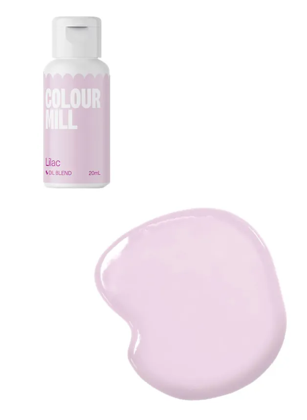 Livsmedelsfärg – Oljeblandning Lilac – Ljuslila 20 ml – Colour Mill