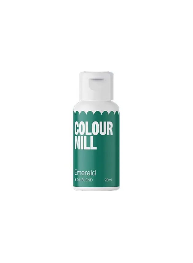 Livsmedelsfärg Oljeblandning Emerald 20 ml – Colour Mill