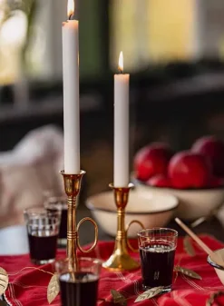 Ljusstake Trumpet Mässing Låg – Strömshaga