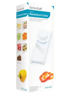 Mandolin – Vit med 4 olika blad – KitchenCraft