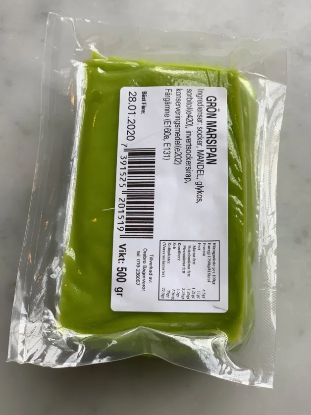 Marsipan – Grön – 500 g