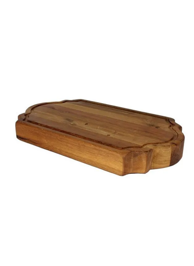 Massiv Skärbräda i Ek – 56 x 33 x 6 cm – Leilas