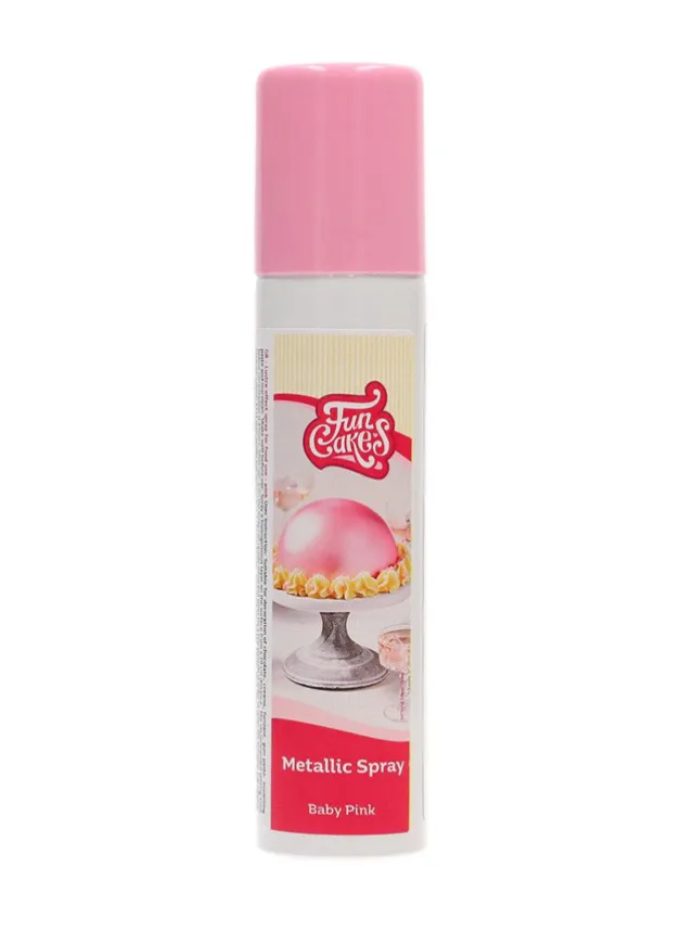 Metallic Spray Pink 100 ml – FunCakes