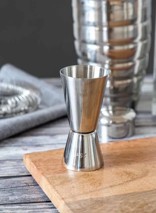 Mätmått i rostfritt stål 25/ 50 ml – Barcraft