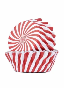 Muffinsformar Folierade Polkakäpps randiga 30 st – PME