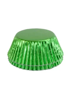 Muffinsformar Grön metallic – 30 st – PME