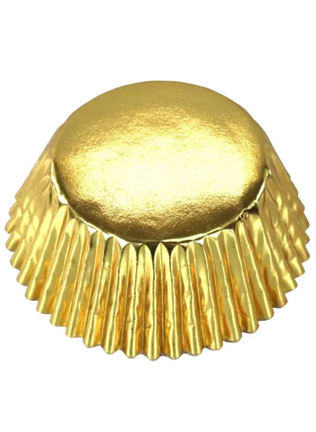 Muffinsformar Guld Metallic – 30 st