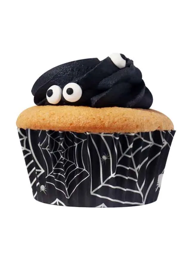 Muffinsformar Halloween Spindelnät 30 st – PME