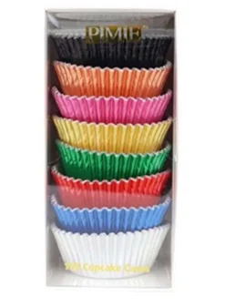 Muffinsformar Metallic 8 Färger 100 st – PME