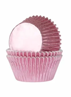 Muffinsformar Pastellrosa folierade 24 st – House of Marie