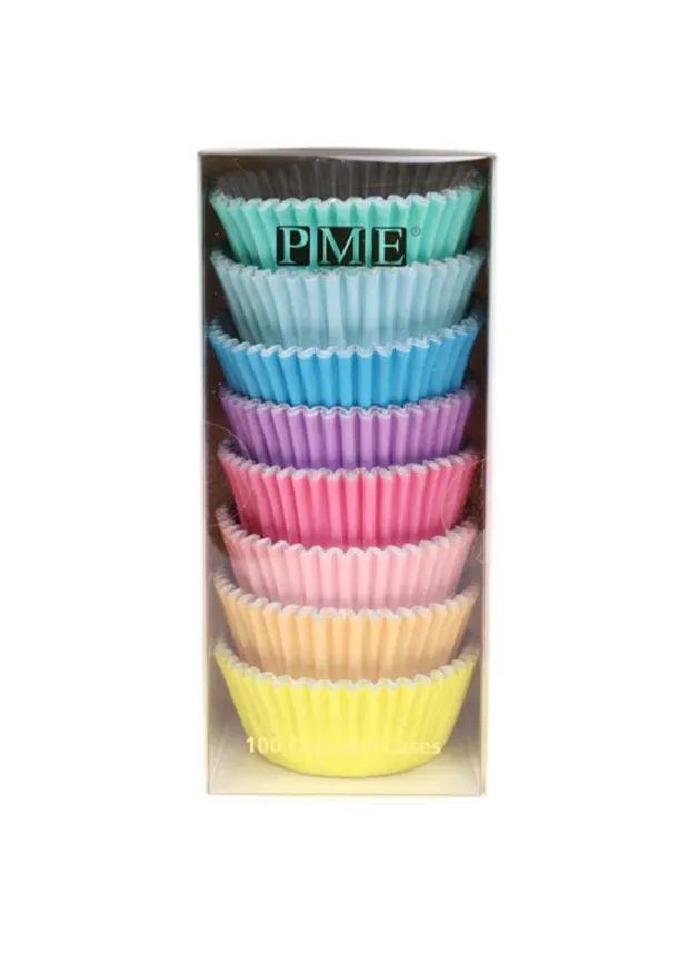 Muffinsformar Pastell – 100 st – 8 färger