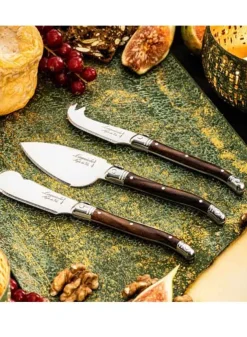 Ostknivar Dark Wood set 3st – Laguiole