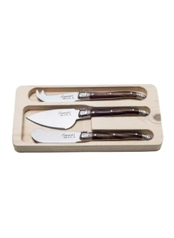 Ostknivar Dark Wood set 3st – Laguiole
